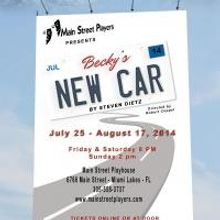Main Street Players Present BECKY'S NEW CAR This Weekend