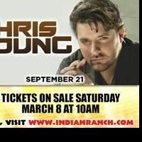 Marshall Tucker Band and Chris Young Set for Indian Ranch