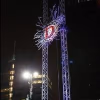 Giant 'D' New Year's Eve Installation Begins Tomorrow at Detroit's Cadillac Square