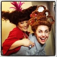 Photo Flash: Saturday Intermission Pics, Feb 2, Part 2 - CINDERELLA's Stepsisters…