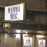 Up on the Marquee: MAMMA MIA! at the Broadhurst!