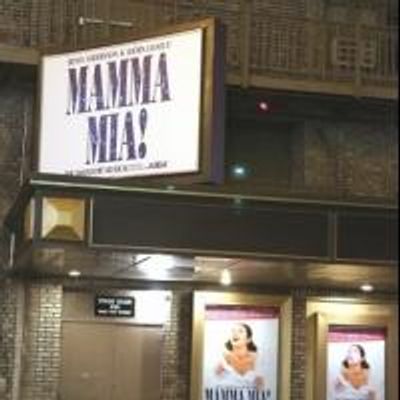 Up on the Marquee: MAMMA MIA! at the Broadhurst!