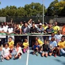NYC Parks & Council Member Open New Tennis Courts in Lincoln Terrace Park