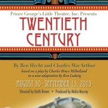 Prince George's Little Theatre to Present TWENTIETH CENTURY, Begin. 8/30