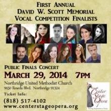 Center Stage Opera Announces the Finalists for the David W. Scott Memorial Vocal…
