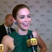 VIDEO: INTO THE WOODS' Emily Blunt Reacts to Golden Globe Nomination Video