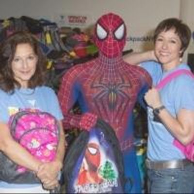 Photo Coverage: Paige Davis and SPIDER-MAN Team Up for Operation Backpack!