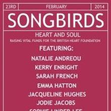 Battersea Barge to Present SONGBIRDS: HEART AND SOUL Charity Concert, Feb 23