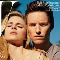 Photo Coverage: Brit Marling and Eddie Redmayne on W's Cover