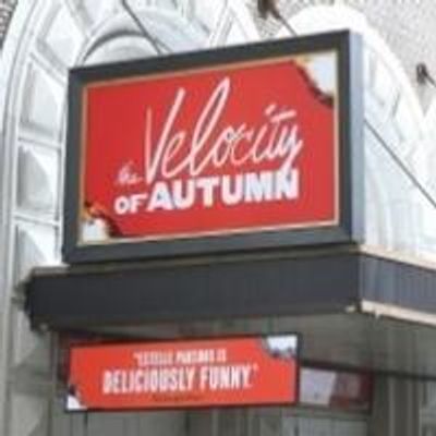 Up on the Marquee: THE VELOCITY OF AUTUMN