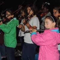 Elisabeth Morrow School Orchestra Performs National Anthem at Run 10, Feed 10 Race