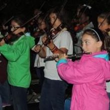 Elisabeth Morrow School Orchestra Performs National Anthem at  Run 10, Feed 10 Race