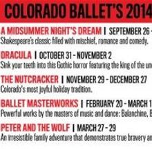 Tickets  for Colorado Ballet's 2014-2015 Season Are On Sale Now