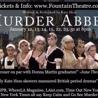 MURDER ABBEY Comes to the Fountain, 1/12-31