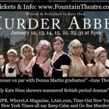 MURDER ABBEY Comes to the Fountain, 1/12-31