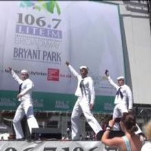 TV: ON THE TOWN Cast Hails 'New York, New York' at Bryant Park!