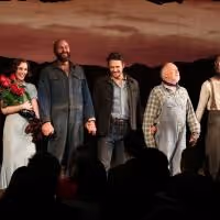 Photo Coverage: James Franco, Chris O'Dowd & OF MICE AND MEN Company Take Opening…