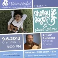 Shelley Segal and Jacob Haller to Play Artists' Exchange in Cranston, Today