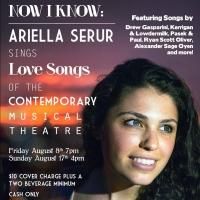 Ariella Serur's NOW I KNOW Features Songs by Gasparini, Oliver and More Tonight