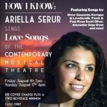 Ariella Serur's NOW I KNOW Features Songs by Gasparini, Oliver and More Tonight