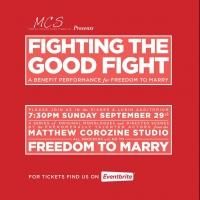 FIGHTING THE GOOD FIGHT Benefit for Freedom to Marry Set for Tonight at NYU