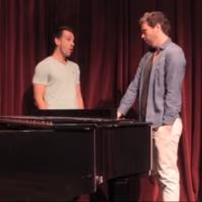 STAGE TUBE: Michael Hughes and Brent Thiessen in Rehearsal for Soulpepper's A COUPLE OF SWELLS