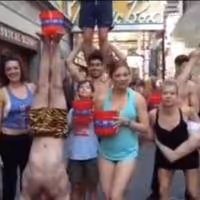 STAGE TUBE: PIPPIN's Broadway Cast Gets Drenched for ALS! Video