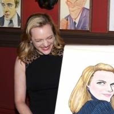 Photo Coverage: Elisabeth Moss Sardi&#039;s Caricature Unveiling