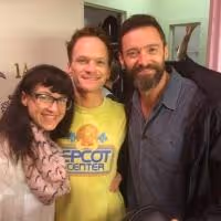 PHOTO: Hugh Jackman Visits HEDWIG's Neil Patrick Harris & Lena Hall