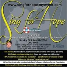 Broadway Stars Join SING FOR HOPE to Support David's Dream & Believe Cancer…