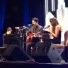 STAGE TUBE: GLEE's Lea Michele and Darren Criss Cover ONCE's 'Falling Slowly' for Big Brothers Big Sisters