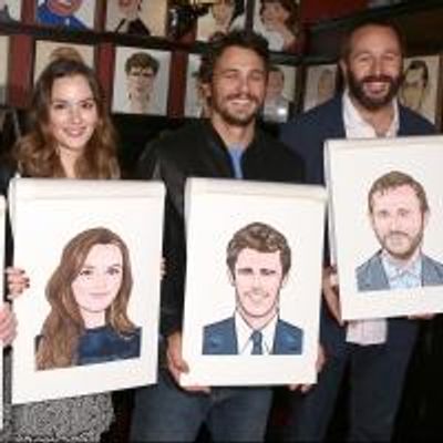 Photo Coverage: OF MICE AND MEN&#039;s James Franco, Chris O&#039;Dowd &amp; More Get Sardi&#039;s Caricatures