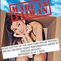 Michelle Krusiec's MADE IN TAIWAN Comes to SOC, 9/14-21