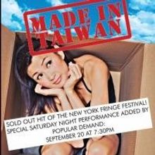 Michelle Krusiec's MADE IN TAIWAN Comes to SOC, 9/14-21