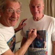 Patrick Stewart and Ian McKellen to Auction Three Coney Island T-Shirts for New…