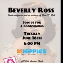 Beverly Ross Holds Book Signing At Nashville's Two Old Hippies Today