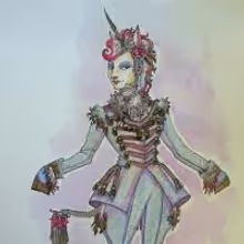 Photo Flash: Erik Teague's Costume Sketches for WNO's THE LION, THE UNICORN, AND ME