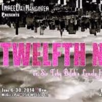 Three Day Hangover to Present 'TWELFTH NIGHT...' at McGee's Restaurant and Pub…