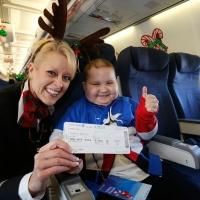 United Airlines Flies Children to the 'North Pole' for Holiday Fantasy Flights