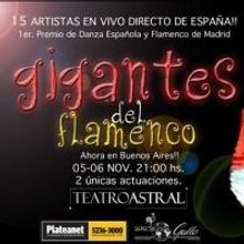 FLAMENCO GIANTS to Play Teatro Astral, Nov 5-6