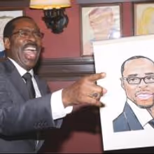 Photo Coverage: Sardi's Unveils Caricature of LUCKY GUY's Courtney B. Vance