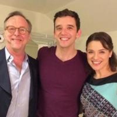 Photo Flash: Jenn Gambatese & Edward Hibbert Visit Michael Urie in BUYER AND CELLAR at Chicago's Broadway Playhouse