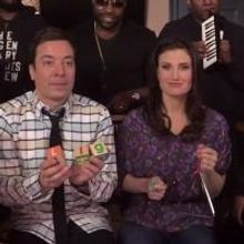 STAGE TUBE: Must Watch! Idina Menzel Sings 'Let It Go' with Jimmy Fallon and The…