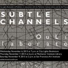 City Lights Booksellers & Publishers Announces November 2013 Events