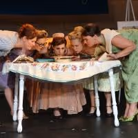 Chicago Commercial Collective Remounts 5 LESBIANS EATING A QUICHE with Original…