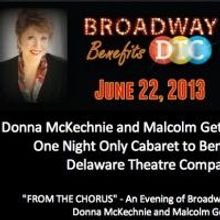 Donna McKechnie and Malcom Gets Join BROADWAY BENEFITS DTC Tonight