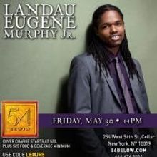 Landau Murphy Jr. Plays 54 Below Tonight