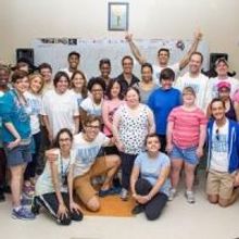 The Cast of MAMMA MIA! Visits Opportunity Village