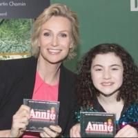 Photo Coverage: Jane Lynch, Lilla Crawford & ANNIE Cast Sign Albums at Barnes &…