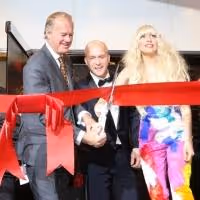 Photo Coverage: Lady Gaga Helps H&M Celebrate Times Square Opening